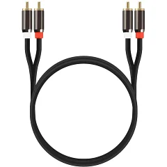 Межблочный кабель 2 x RCA папа - 2 x RCA папа GOKA RP-121, 2м