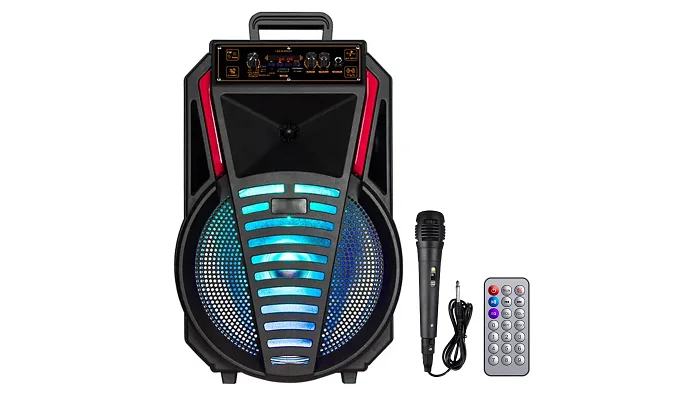 Автономна акустична система BIG PREDATOR (1MIC+MP3+USB+FM+BT), фото № 1