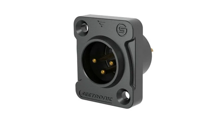 Роз'єм панельний XLR тато Seetronic J3F2C-WB