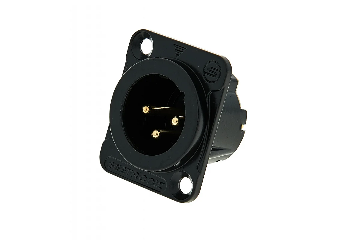 Разъём панельный XLR папа Seetronic MJ3F2C-B