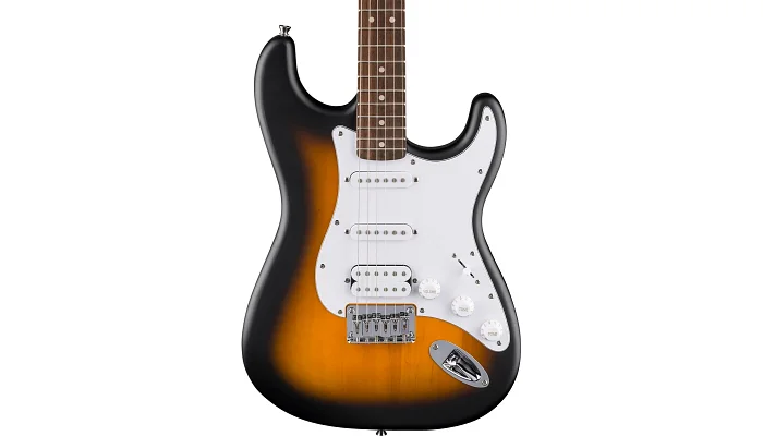 Електрогітара SQUIER by FENDER DEBUT STRATOCASTER HT HSS 2-COLOR SUNBURST, фото № 3