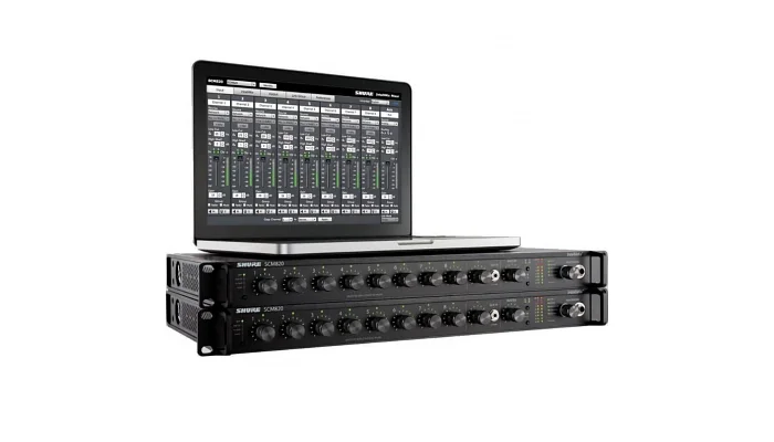 Матричный микшерный пульт SHURE SCM820E, фото № 3