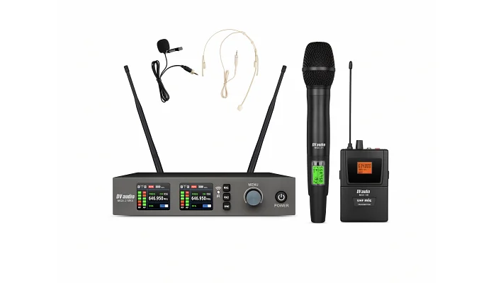 Радіосистема з ручним та головним мікрофоном DV audio MGX-24HB MKII, фото № 1