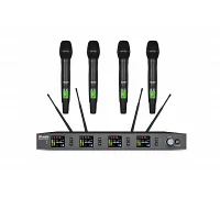 Радіосистема із чотирма ручними мікрофонами DV audio MGX-44H MKII