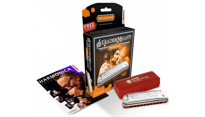 Губна гармошка Hohner Golden Melody M542126X B-major Box, фото № 5
