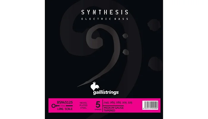 Набір струн для бас гітари Gallistrings BSN45125, фото № 1
