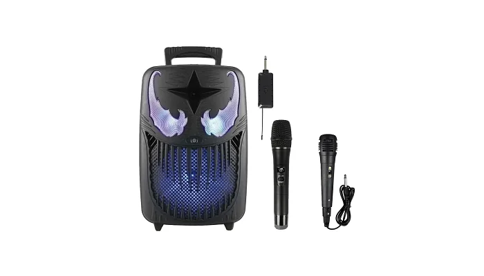 Автономна акустична система BIG HALLOWEEN (2MIC+MP3+USB+FM+BT), фото № 1