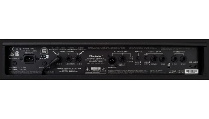 Гітарний комбопідсилювач BLACKSTAR HT CLUB 40 MKIII, фото № 12