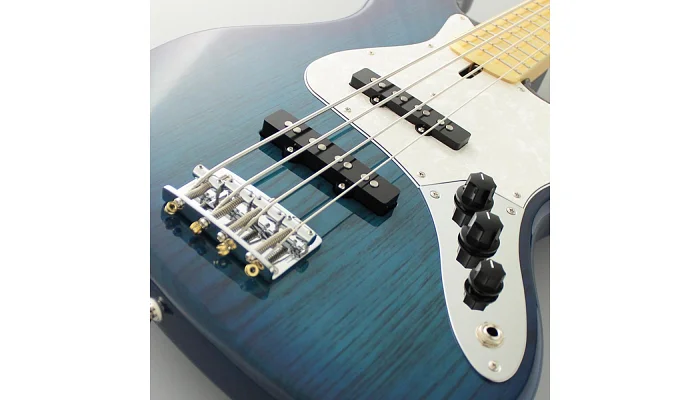 Бас-гітара FGN NJB100MBAH-SBB Neoclassic NJB (See-Thru Blue Burst), фото № 4