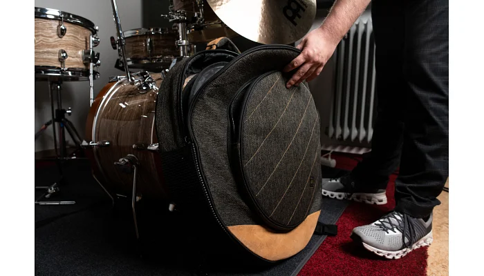 Чохол для тарілок Meinl Classic Woven MCCB22MO (22") Mocha Tweed, фото № 6