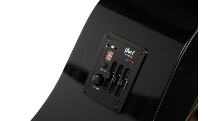 Електроакустична гітара CORT EARTH 60CE (Black Gloss), фото № 6