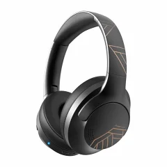 Беспроводные накладные наушники PowerLocus P3 Black-Gold