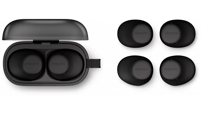 Бездротові вакуумні TWS навушники Philips TAT2149 BT 5.4 (black), фото № 6