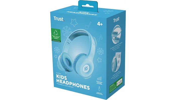 Накладні навушники Trust Nouna Headphones (blue), фото № 7