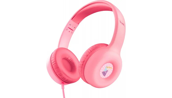 Накладні навушники Trust Nouna Headphones (pink), фото № 1
