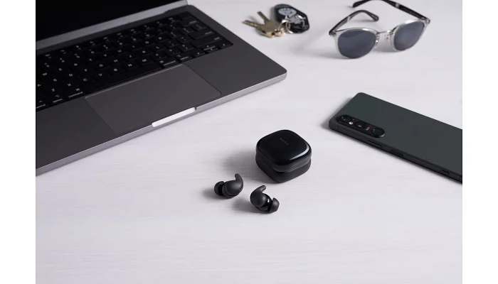 Бездротові вакуумні TWS навушники Sony LinkBuds Fit BT 5.3 (black), фото № 12
