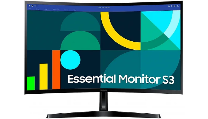 Монитор Samsung S27D366 27" D-Sub, HDMI, VA, 100Hz, 4ms, CURVED, фото № 1