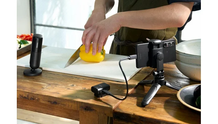 Студійний бездротовий мікрофон для влога Sony ECM-S1, фото № 16