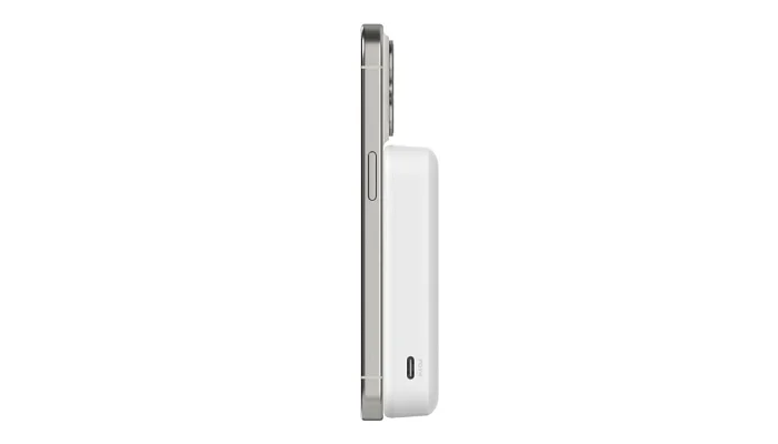 Зовнішній акумулятор (повербанк) Belkin 8000 мАч, MagSafe Wireless, білий, фото № 4