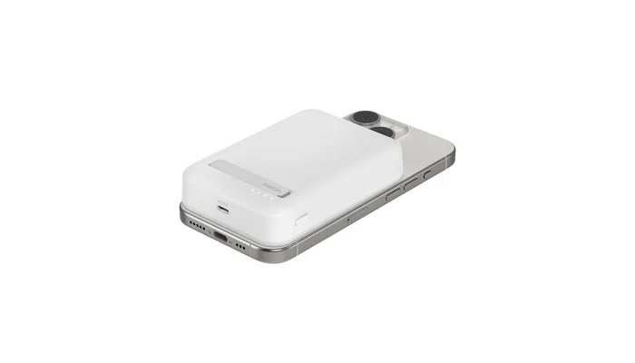 Зовнішній акумулятор (повербанк) Belkin 8000 мАч, MagSafe Wireless, білий, фото № 3