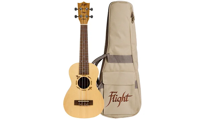Укулеле концерт Flight DUC525 SP/ZEB Concert, фото № 1