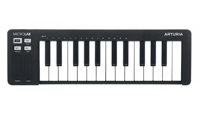 MIDI-клавіатура Arturia MicroLab mk3 (Black) + Analog Lab V, фото № 6