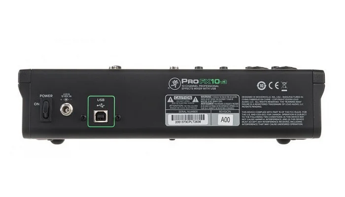 Аналоговий мікшерний пульт MACKIE PROFX10V3, фото № 6