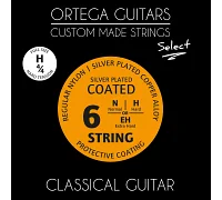 Набір струн для класичної гітари Ortega Custom Select Coated Regular Nylon NYS44H Hard Tension