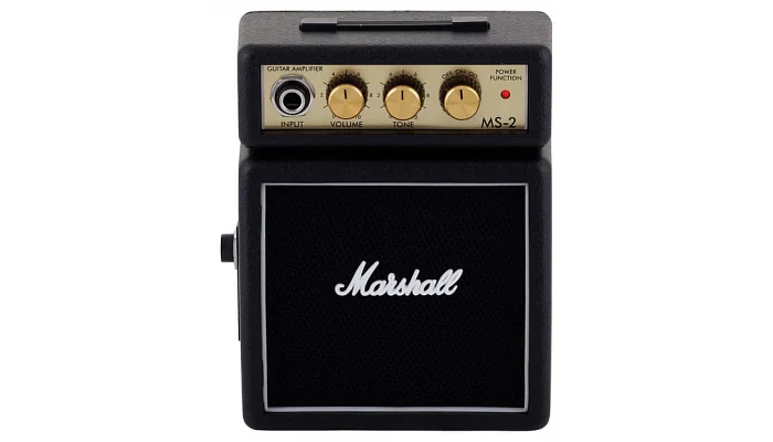 Портативный мини-комбоусилитель для электрогитары Marshall MS-2, фото № 3