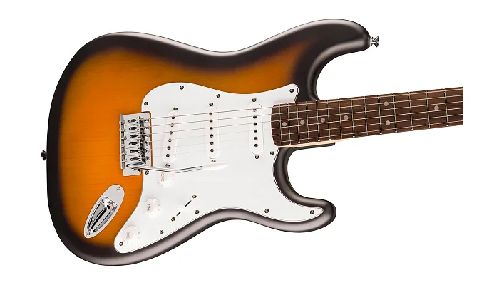 Електрогітара SQUIER DEBUT STRATOCASTER LRL 2 TONE SUNBURST, фото № 4