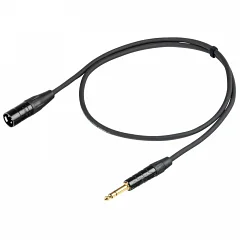 Мікрофонний кабель Jack 6.3 мм стерео тато - XLR тато PROEL CHL230LU3