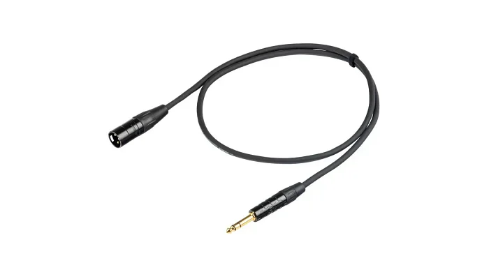 Мікрофонний кабель Jack 6.3 мм стерео тато - XLR тато PROEL CHL230LU3