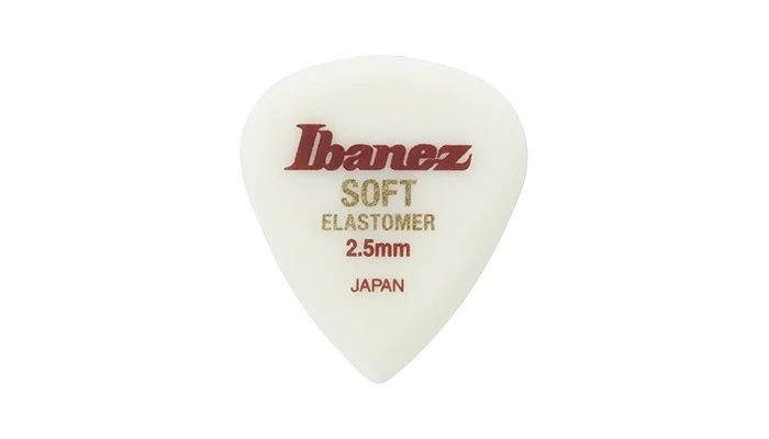Медіатор IBANEZ ELJ1ST25 ELASTOMER SOFT 2.5MM PICK, фото № 1