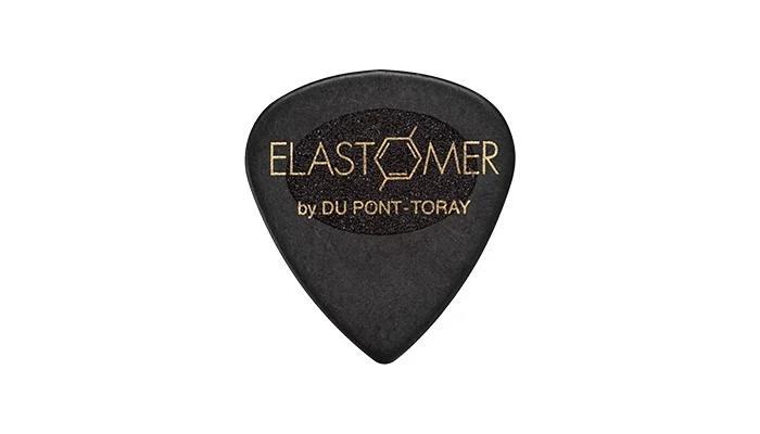 Медіатор IBANEZ EL16HD10S-HBK ELASTOMER SOFT 1MM PICK BLACK, фото № 2