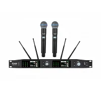 Радіосистема з двома ручними мікрофонами DV audio WMS-24H PRO