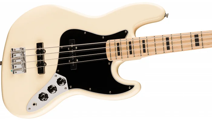 Бас-гітара SQUIER by FENDER Affinity Series® Active Jazz Bass® Olympic White, фото № 4