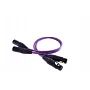 Міжблочний кабель 2 x XLR-мама – 2 x XLR-тато Melodika Purple Cable 2x XLR - 2x XLR, 1.5m