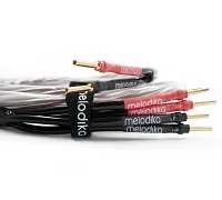 Міжблочний кабель 3 x Banana - 3 x Banana Melodika Brown Sugar Bi-wiring speaker cable, 3m