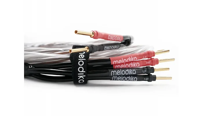 Міжблочний кабель 3 x Banana - 3 x Banana Melodika Brown Sugar Bi-wiring speaker cable, 3m, фото № 1