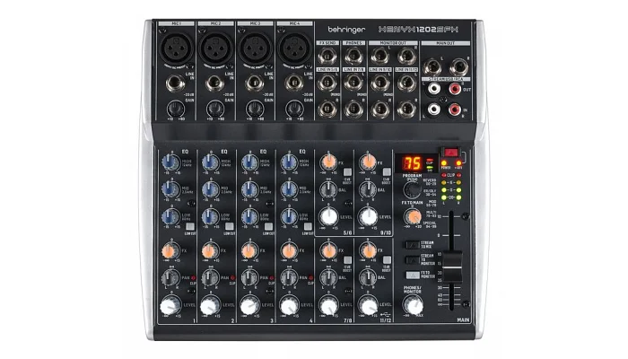 Аналоговий мікшерний пульт BEHRINGER XENYX 1202SFX, фото № 1