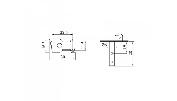 Набір кілочків для акустичної гітари MAXTONE GM-5P, фото № 3