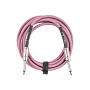 Інструментальний кабель Jack 6,3 мм моно папа - Jack 6,3 мм моно папа FENDER CABLE CONTOUR SERIES 10' BURGUNDY MIST
