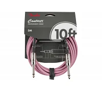 Інструментальний кабель Jack 6,3 мм моно папа - Jack 6,3 мм моно папа FENDER CABLE CONTOUR SERIES 10' BURGUNDY MIST