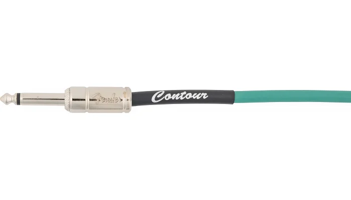 Інструментальний кабель Jack 6,3 мм моно папа - Jack 6,3 мм моно папа FENDER Contour™ Series Instrument Cables 5,5 м Sherwood Green, фото № 3