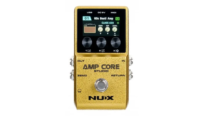 Гітарний процесор ефектів підсилювачів і кабінетів NUX Amp Core Studio, фото № 5