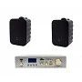 Комплект звуку з 2-х колонок і підсилювача 4all Audio SET 2xWALL 420E Black 1xPAMP-60-BT