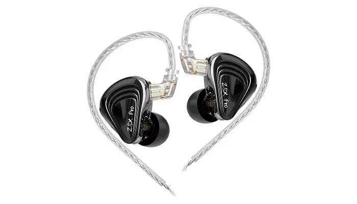 Внутрішньоканальні навушники для персонального моніторингу KZ Audio ZSX PRO BLACK NO MIC, фото № 1