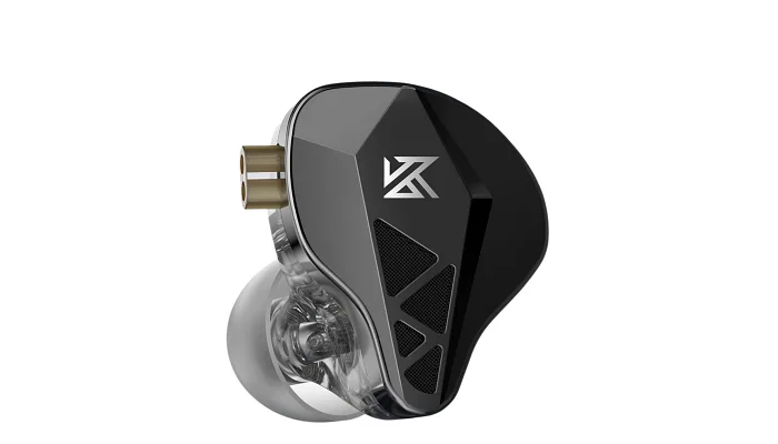 Внутрішньоканальні навушники для персонального моніторингу KZ Audio EDXS BLACK NO MIC, фото № 2
