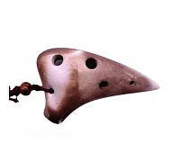 Окарина Alfabeto OC6M-WBR Mini Ceramic Ocarina (White-Brown)