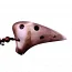 Окарина Alfabeto OC6M-WBR Mini Ceramic Ocarina (White-Brown)
